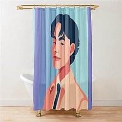 Malachi Barton Vector Shower Curtain