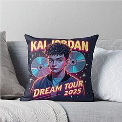 Malachi Barton 2000s Heartthrob Bootleg Tee Throw Pillow