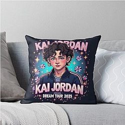 Malachi Barton 2000s Heartthrob Bootleg Tee Throw Pillow