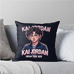 Malachi Barton Zombies Pop Art Streetwear Throw Pillow