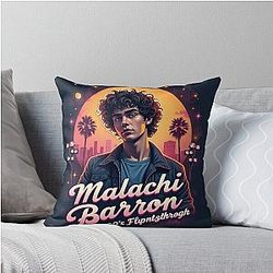 Malachi Barton 2000s Heartthrob Bootleg Tee Throw Pillow