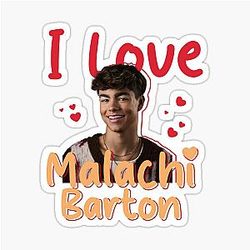 I Love Malachi Barton Sticker
