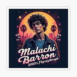 Malachi Barton – 2000s Heartthrob Bootleg Tee Sticker