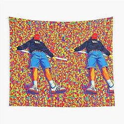 Malachi Barton in Pop Art Style Tapestry