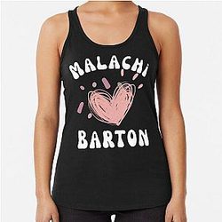 Malachi Barton Design Graphic Racerback Tank Top