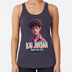 Malachi Barton Zombies Pop Art Street Racerback Tank Top