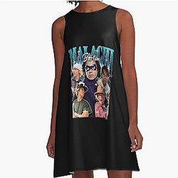 Malachi Barton Collage A-Line Dress