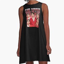 Vintage Malachi Barton Girl A-Line Dinner Dress