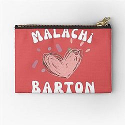Malachi Barton Minimalist Name Graphic Zipper Pouch