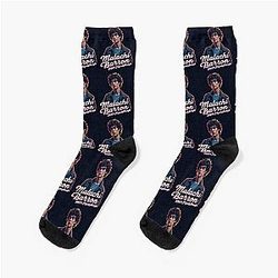 Malachi Barton Zombies Pop Art Streetwear Retro Celebrity Aesthetic for Fashion Socks