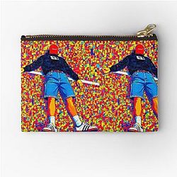 Trend Alert: Malachi Barton in Pop Art Style Zipper Pouch