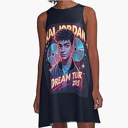 Malachi Barton – 2000s Heartthrob Bootleg Tee A Line Dress