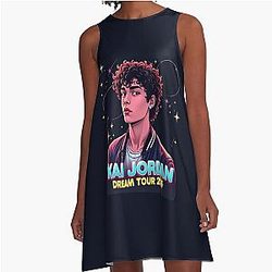 Malachi Barton Zombies Pop Art A-Line Dress