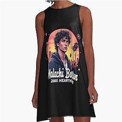 Malachi Barton Zombies Pop Art A-Line Dress
