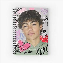 Malachi Barton Fan Art - I Love Malachi Barton Spiral Notebook