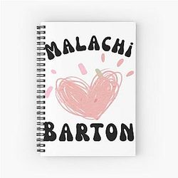 Malachi Barton Design Spiral Notebook