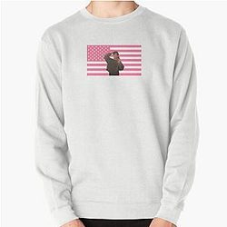 Malachi Barton Flag Pullover Sweatshirt