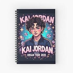 Malachi Barton – 2000s Heartthrob Bootleg Tee Notebook