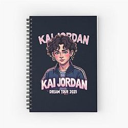 Malachi Barton Zombies Pop Art Spiral Notebook