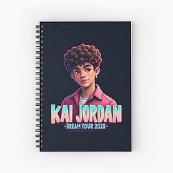 Malachi Barton Zombies Pop Art Streetwear Spiral Notebook