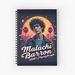 Malachi Barton – 2000s Heartthrob Bootleg Tee Notebook