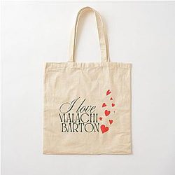 I Love Malachi Barton Fan Typography Cotton Tote Bag