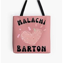 Malachi Barton Text Only Design Fan Tote Bag