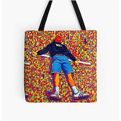 Trend Alert: Malachi Barton in Pop Art Style Tote Bag
