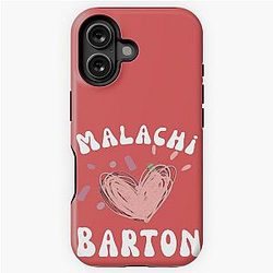 Malachi Barton Text Design Minimalist Name Graphic iPhone Tough Case