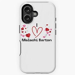 I Love Malachi Barton Cute Disney Star Fan Art Design for Kids iPhone Tough Case