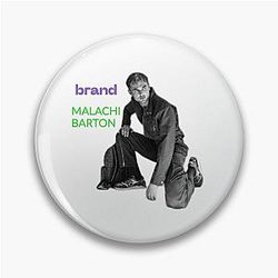 Malachi Barton Character Art Unique Design for T-Shirts Wall Decor Pin