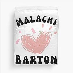 Malachi Barton Text Design Duvet Cover