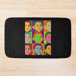 Dewey Decimal System Graphic Character Diffuse, Sitcom Classic Bath Mat
