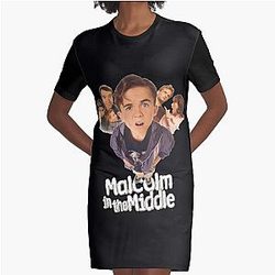 Malcolm in the Middle Robe de T-shirt graphique
