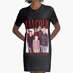 MALCOLM DANS LA T-shirt graphique MIDDLE