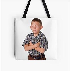 Dewey en el medio todo sobre la bolsa de tote de impresión