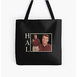 Malcolm in the Middle 고전적인 모든 위에 인쇄 Tote 부대