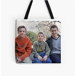 Malcolm in the Middle 모든 위에 인쇄 Tote 부대