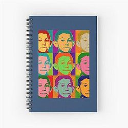 Dewey Graphic Malcolm In The Middle Caracter Diffuse Sitcom Cadeau classique Spiral Notebook