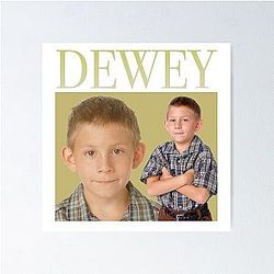 Dewey - Affiche Malcolm au milieu