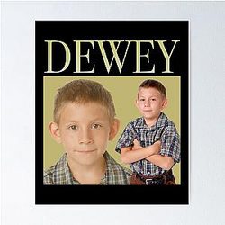 Dewey Malcolm In The Middle Musique Cadeau Affiche Classique