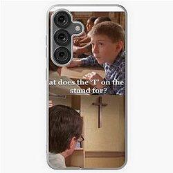 Malcolm in the Middle Dewey 고 할 에 벽 패러디 재미 Meme 삼성 갤럭시 소프트 케이스