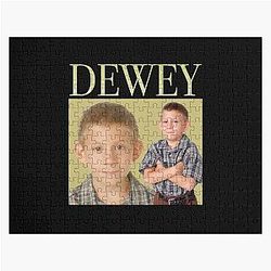 Cadeau de jour Dewey Malcolm au milieu du classique Jigsaw Puzzle Gift