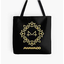 Mamamoo バッグ - Mamamoo 黄色い花の印刷物のトート バックRB0508上のすべて