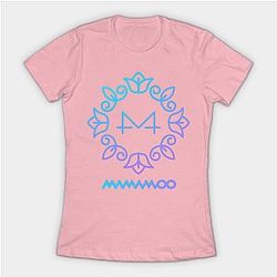 Mamamoo Tシャツ - Mamamoo ロゴ 黄色い花TP0708