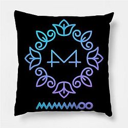 Mamamoo Pillows - Mamamoo Logo Yellow Flower TP0708