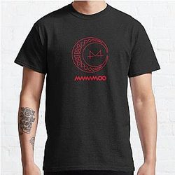 Mamamoo T-Shirts - Kpop Mamamoo Red Moon  Classic T-Shirt RB0508