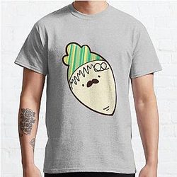 Mamamoo T-Shirts - Mamamoo Design Radish with Mustache Classic T-Shirt RB0508