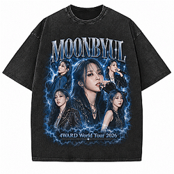 4WARD World Tour 2026 Kpop, Moonbyul Mamamoo NTMD0608 Mamamoo T-Shirts