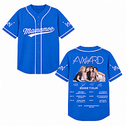 Mamamoo 4ward wourld tour NTMD1708 Mamamoo Baseball Jersey   